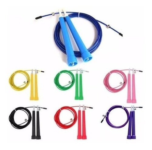 Soga De Salto Cuerda Acero Saltar Rope Entrenamiento Gym P 0