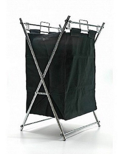 Cesto Ropa Plegable Caño Cromado Lona Plastica Topbuy Tienda 0