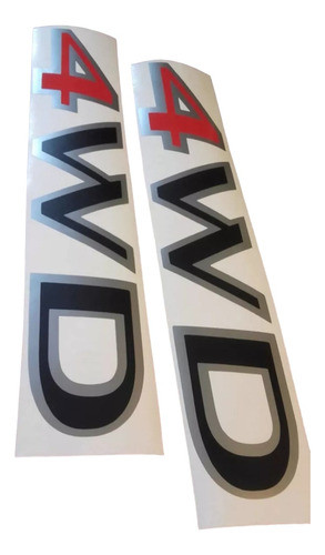 Calco, Sticker, Vinilo 4wd Renault 0