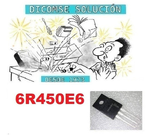 Transistor 6r450e6 To220 0