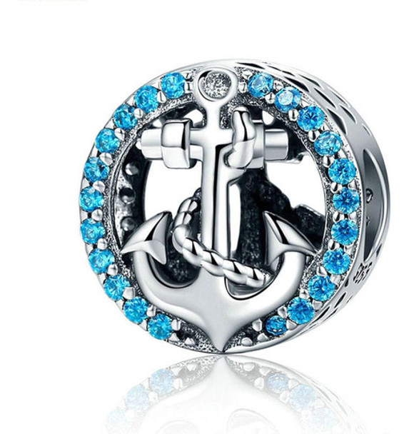 ~? Lamoony Anchor Charm 925 Sterling Silver Velero Charm Jel 0