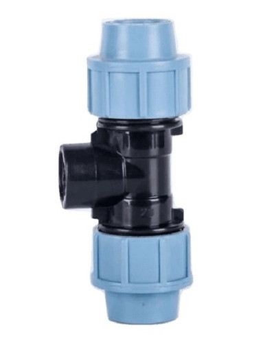 Raccord Acople Compresion Hdpe Tee 110mm Rosca Hembra Ø 4 0
