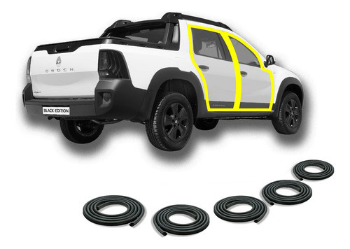 Combo Burletes De Puertas Renault Oroch + Regalo 0