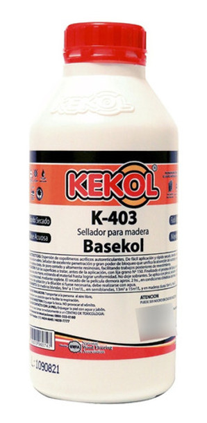 Sellador Hidrolaca Kekol Madera Parquet Madera K403 1l Me 0