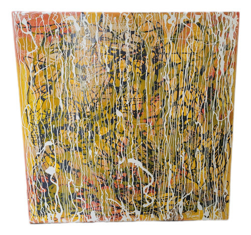 Cuadro Abstracto 80x80cm. Original Sobre Tela 0