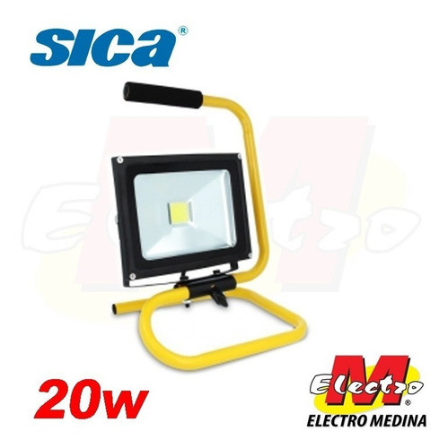 Proyector Led Con Pie 20w Sica Electro Medina 0