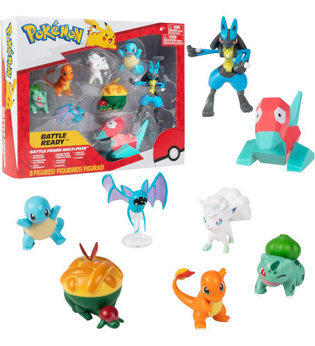 Pokémon Multi Pack X8 Figuras Battle Ready Original Pkw2542 0