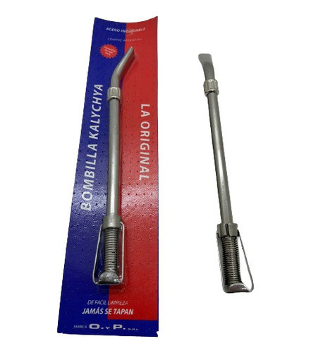 Bombilla Acero Inox. Con Resorte Desarmable 0