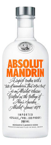 Vodka Absolut Mandrin 700cc - Tienda Baltimore 0