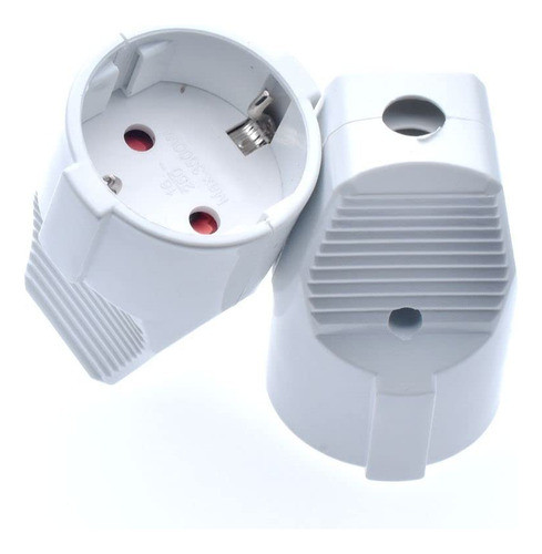 Toptekits Schuko - Adaptador De Enchufe Hembra Recableable D 0