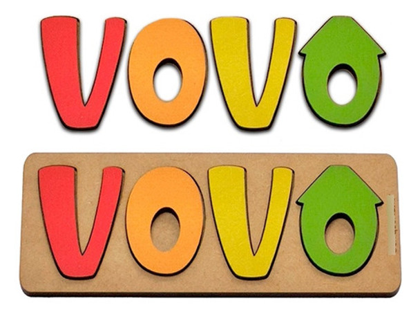 Quebra-cabeça Vovô Brinquedo Pedagógico Educativo 0 Quebra-cabeça Vovô Brinquedo Pedagógico Educativo 0