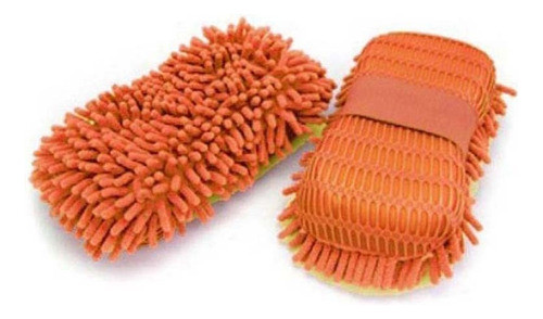 Esponja De Lavado De Microfibras - Rosado / 3d 0