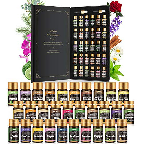 Juego De Aceites Esenciales - Aceites Esenciales De Grado Te 0