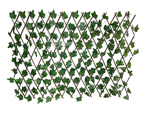 Cerca De Hojas Artificial Extensible Jardín Madera Grande 0