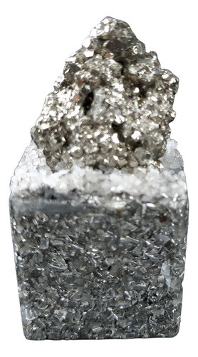 Orgonita Cubo Con Pirita Emergente 0