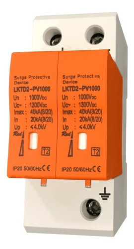 Protector De Descargas Atmosféricas 1000v Corriente Continua 0
