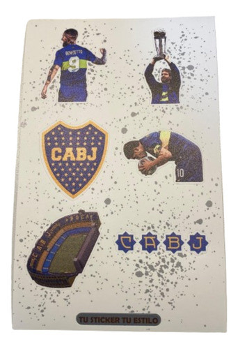 Plancha De Stickers Temática Boca 0