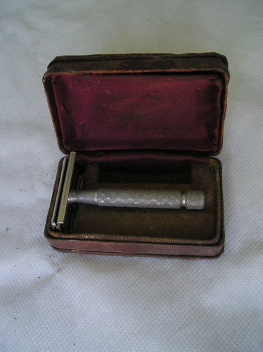 Maquina De Afeitar Antigua Gillette Inglesa Con Estuche 0