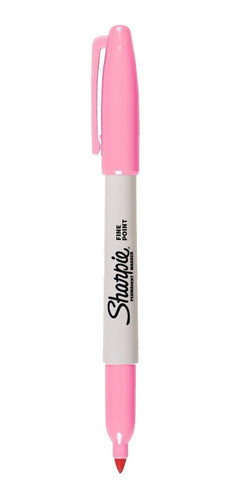 Marcador Permanente Sharpie Fino X1 Rosado Febo 0