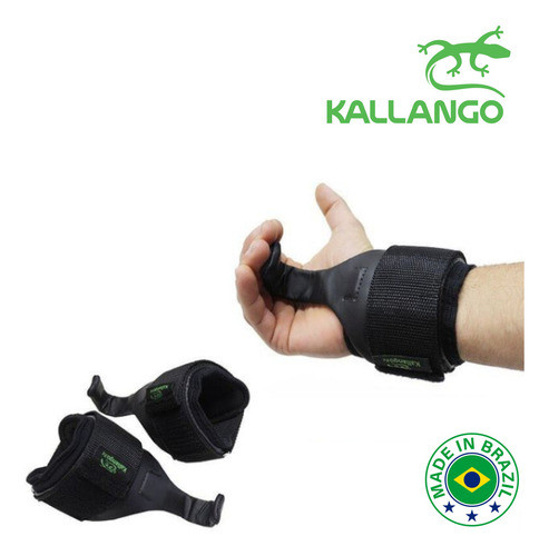 Gancho Poder Agarre Profesional Muñequera Strap Kallango Par 0