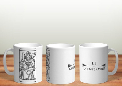 Taza De Cerámica Cartas De Tarot: La Emperatriz #r 0