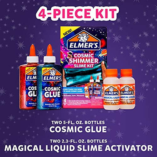 Elmer's Cosmic Shimmer Slime Kit, Contiene Elmer's Cosmic Li 0
