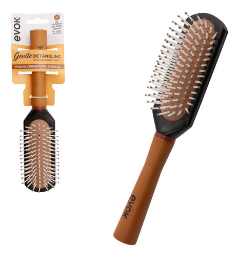 Cepillo Desenredante Gentil Evok Ev-9550r 0