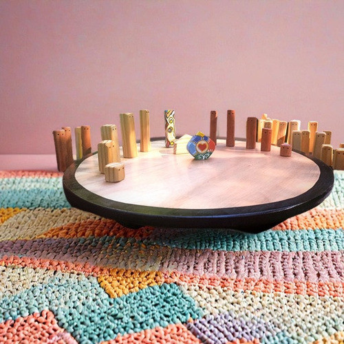 Vincores + Mesa Giraroria En Madera 0