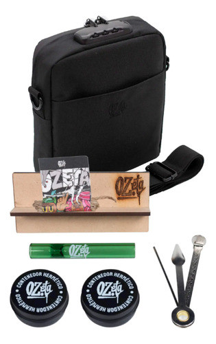 Ozeta Bolso Shoulderbag Negro A Prueba De Olor 0