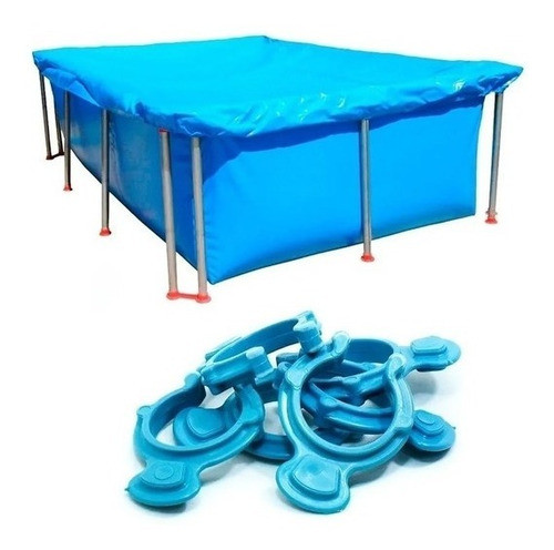 Cubre Pileta Tipo Pelopincho Lona Elastizado 4.5x2.2 Mts 0