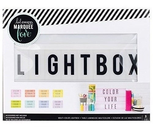 Caja De Luz Multicolor Heidi Swapp 0
