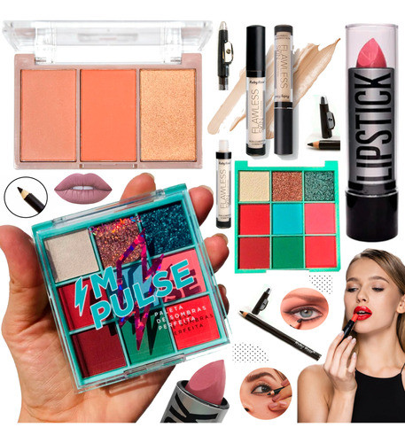 Set De Maquillaje Original Ruby Rose Kit Profesional Regalo 0