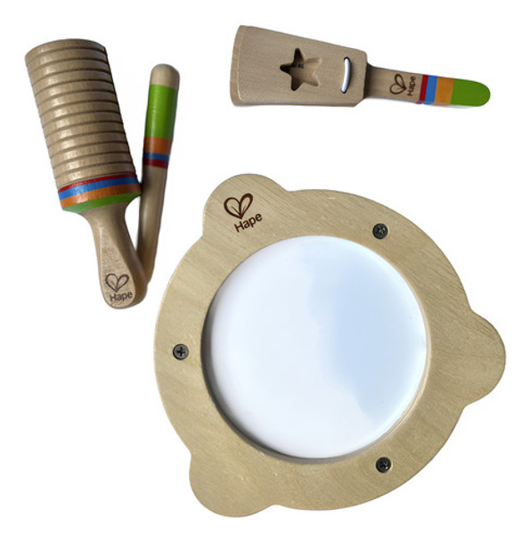 Hape Instrumentos Musicales Percusión De Madera 0
