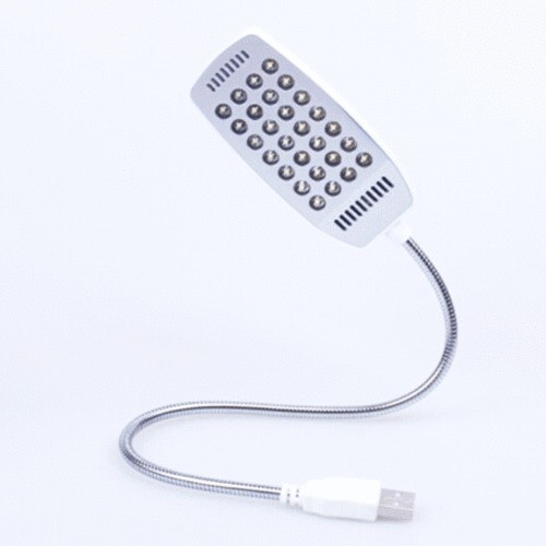 Lámpara Lectura Flexible Usb 28leds Noche Luz Para Ordenador 0
