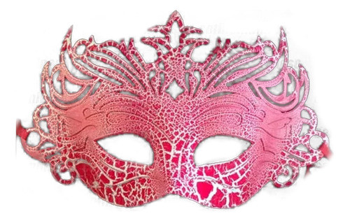5 Antifaz Calado Craquelado Grande Surtidos Mascaras A211 0