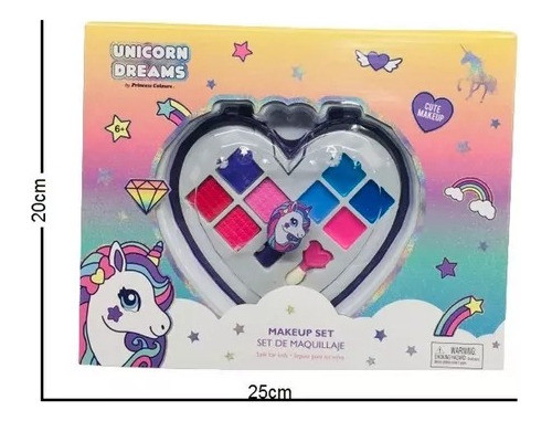 Set Maquillaje Cosmética Unicorn Dreams Sombras Para Ojos 0