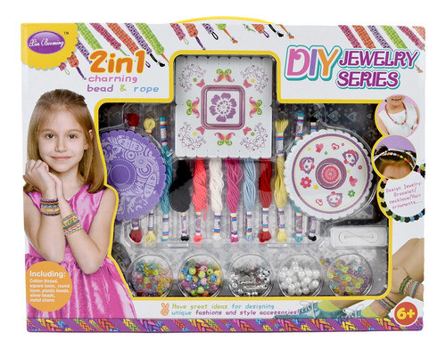 Juego Para Armar Trenzas Collares Y Pulseras 2 En 1 0