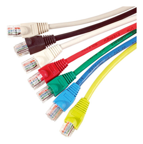 Cable De Red Patchcord Cca 5,00m Amarillo Dracma 0