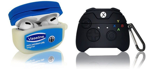 Funda Protectora Para Airpod Pro Vaselin Y Controlador De 0