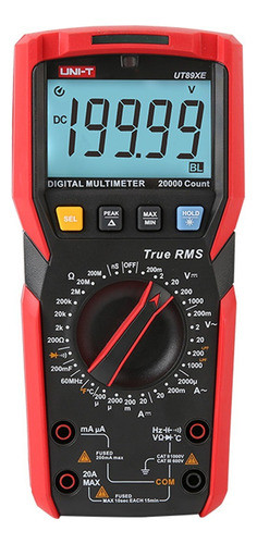 Tester Multímetro Digital Truerms Lpf Uni-t Ut89xe 0