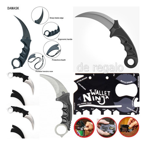 Cuchillo  Karambit , Funda Polimero Espectacular Calidad 0