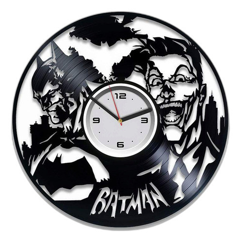 Reloj De Pared Kovides Batman Vs Joker Reloj De La Ciudad De 0