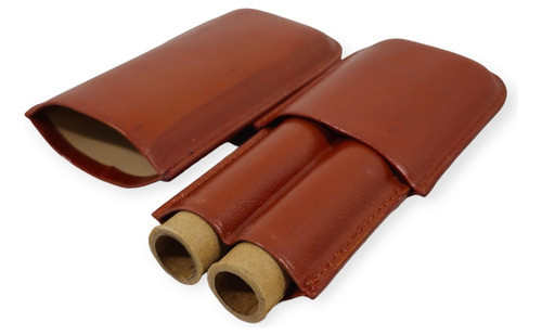 Purera Porta Cigar Importada Cuero Legítimo 0