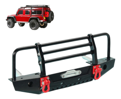 Negro De Aluminio Aleación Delantero W/led Luz Del Tope Para 0