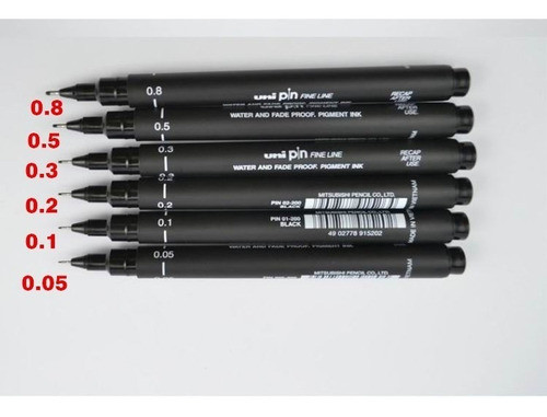 Boligrafo Uni Pin Fine Line 0