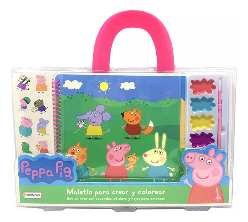 Set Maletin Crear Colorear Peppa Pig Tun Tunishop 0