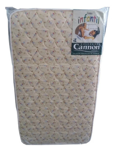 Colchón Infantil Cannon Cuna 130 X 60 X 10 Matelaseado 0