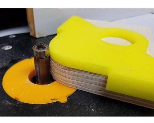 Plantilla Curva Para Fresadora Tupi Router 3/4¨ Carpinteria 0