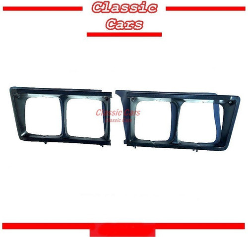 Juego De Aro Faro Plastico Fiat 125 Sl  X2 Der E Izq !!! 0