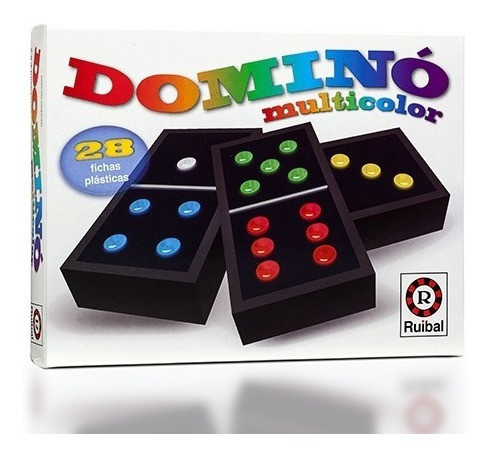 Juego De Mesa Infantil Domino Multicolor Ruibal Lelab 0